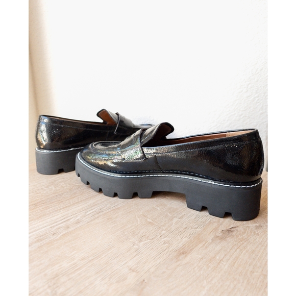 Franco Sarto | "Balin" Patent Faux Leather Platform Loafer - Picture 7 of 10